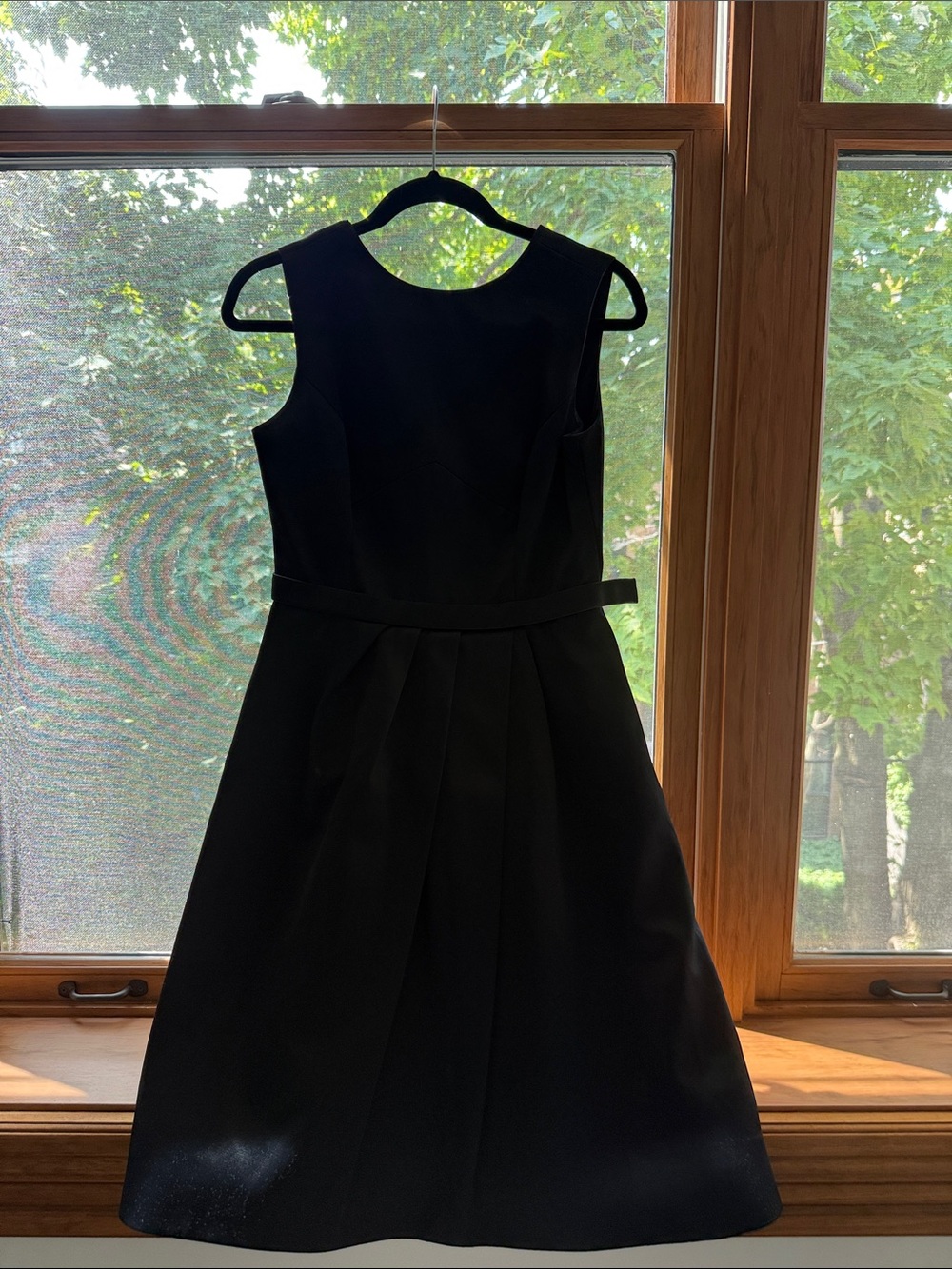 Stunning Jason Wu Black Sleeveless Fit-and-Flare Dress!